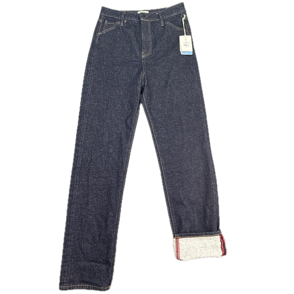 Roark HWY 395 Jeans Women 27 Indigo Japanese Kaihara Stretch Straight Selvedge